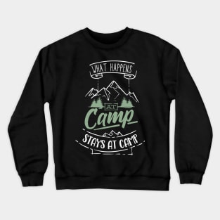 Camping Funny Camper Saying Campground Crewneck Sweatshirt